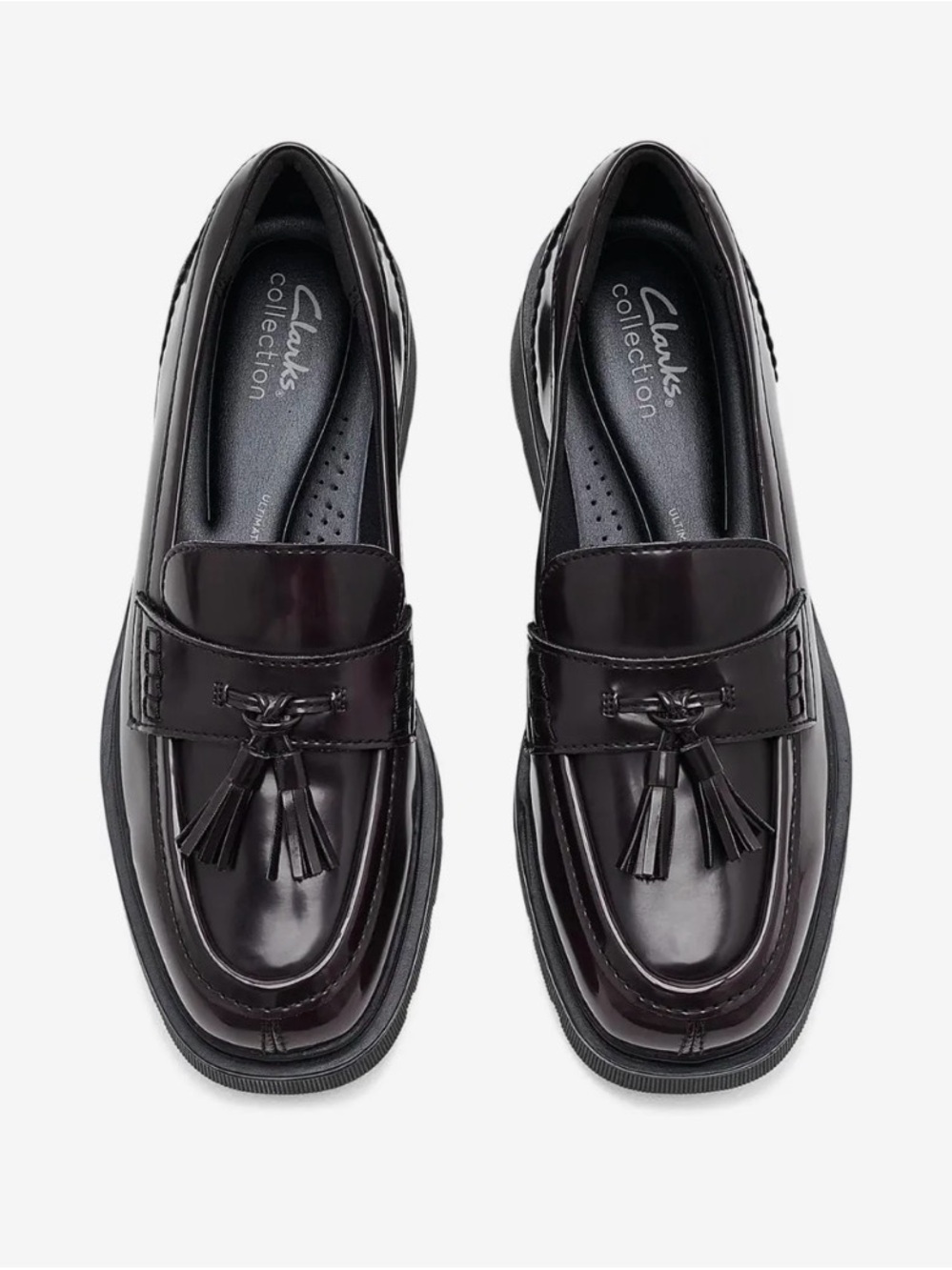 Women’s Clark Laurel Tassel Loafers in Wine SZ 7 1/2.  NWT